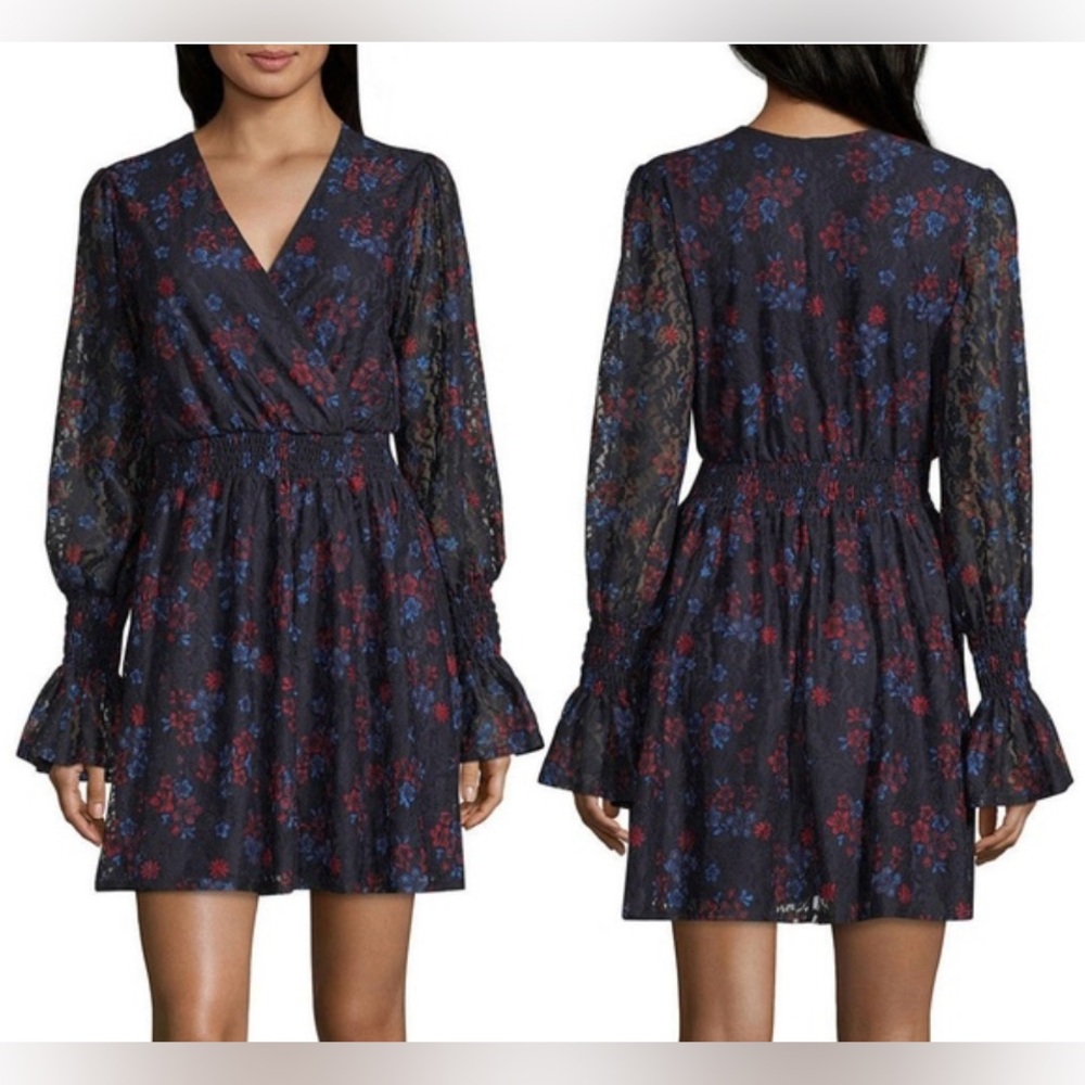 Disney Princess | Floral Dress Long Ruffles Sleeve Size XXL